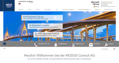 Desktop Screenshot of modusconsult.de