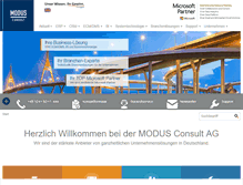 Tablet Screenshot of modusconsult.de